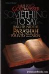 Something To Say: Insights into the Parashah